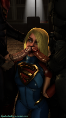 Supergirl teaching Batman and Superman the power of friendship.Click Picture for Full Resolution Note: Just wanted to do something in Supergirl’s default Injustice 2 outfit. I think the bodysuit is sexy.I Have a Reblog Tumblr! Go follow it for all