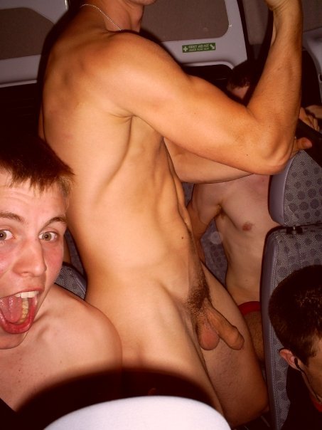 Public jerkoff in the bus