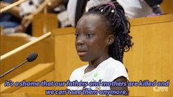 bellygangstaboo:  A young girl climbed up a step ladder to stand at the podium before a tense Charlotte City Council meeting.Petite in size, with braids in her hair and hearts on her t-shirt, Zianna Oliphant collected herself and delivered her message