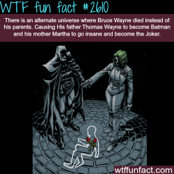 wtf-fun-factss:  Alternate universe for batman where Bruce Wayne dies instead of his parents - WTF fun facts
