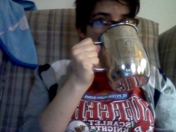 a successful day at the folk festival, complete with a souvenir mug