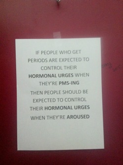 bumbletigger:  thelittlekneesofbees:  gadaboutgreen:  body-positive-vegan-babe:  thesoundofthatsmile:  Found this in a stall in the girls restroom at my school. Hell yes.  I wish my school was this rad!   Whoa, yes.  Someone needs to sneak that over