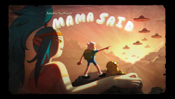Mama Said - title carddesigned by Kris Mukaipainted by Joy Angpremieres Thursday, November 5th at 8/7c on Cartoon Network