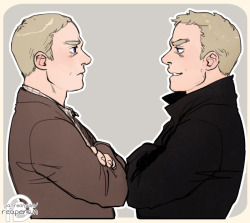 belladonnaq:  Heyy~ I wanted to contribute a ficlet for Watson Washington/Sherlock Seattle on John Watson and @reapersun graciously made time to also compliment it with some art inbetween our Halloween Prompt fest :) Watson Washington/Sherlock Seattle