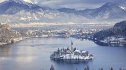 Fit for a winter queen (Bled Castle in northwestern Slovenia)
