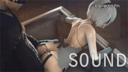 cafe-anteiku: Surprised there aren’t more buttjob animations with 2B. Animation courtesy of bayernsfm   Kaine outfit //webmshare / mixtape   bikini vers //webmshare / mixtape   original post 
