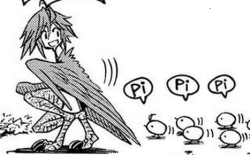 harpies-for-days:  ecmajor:  awkwardguardinnoir:  Papi is so precious~  GAHi was just reading this chapter before i checked tumblr xD And i was seriously considering posting these panels, because they are super cutePi! Pi!   Papi is the best. 10/10. E3