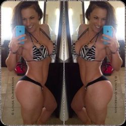 insanetrainer:  Linda Durbesson’s glutes are GLORIOUS