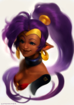 cottonbun:Shantae bust from twitter.
