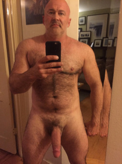 horny-dads:  Hairy Daddy with awesome cock  horny-dads.tumblr.com   