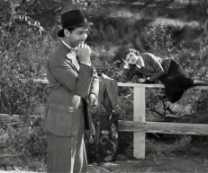  in one of my favorite scenes , Clark Gable , Claudette Colbert  in their film , It Happened One Night 1934 