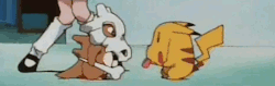TAKE THAT FUCKING RETARDED PIKACHU! DON’T MESS WITH THE WEIRDO WHO WEARS ITS DEAD MOM’S SKULL AS A HELMET! Cubone’s awesome.