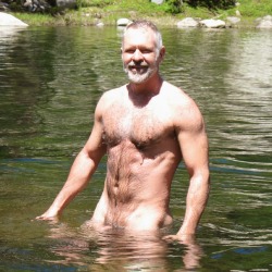 nakedpicturesofyourdad:  Allen Silver via Oldermen Mature Men Gay Men Naked Men 