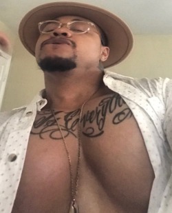 jaydev101:  It’s nice out so my tits out 😂✊🏽