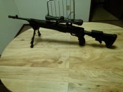lovedyouthen this is my mini 14 :) Although it doesn&rsquo;t have this scope on it right now. We put this scope on the Enfield