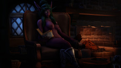 bombowykurczak:  What would you do if Tyrande paid you a visit in your own garrison? 