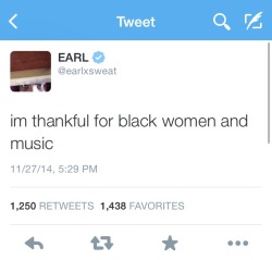theducatednegritaa:  Earl Sweatshirt giving the right kind of thanks 