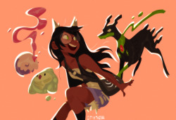 cityinthesea:  battle girl jade challenges you!thank you to the anon that suggested 10% zygarde, it is basically perfect for jade[ john | dave | jade | rose ]