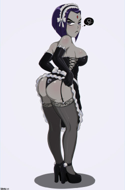 therealshadman:   One Goth Maid gf please   -My Twitter  ;9