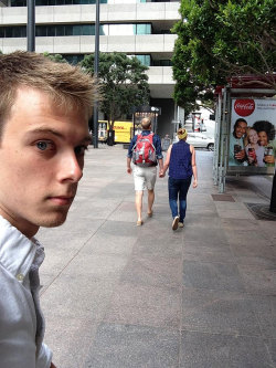 otterdaddy:  theinturnetexplorer:    Man Documents His Life As The Third Wheel For 3 Years In Awkward Selfies    Third wheel, or pro-level stalker?