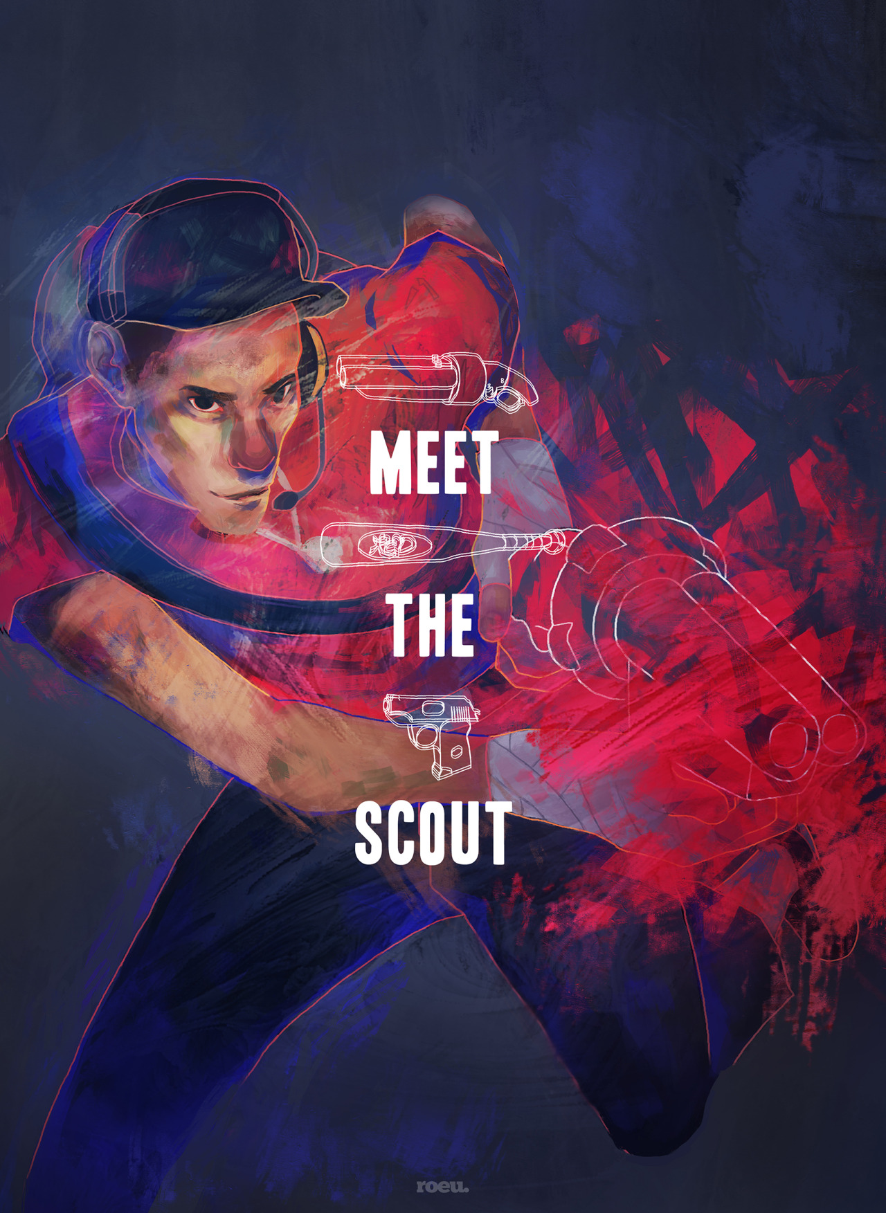 “Meet the scout!” Illustration by studioroeu 