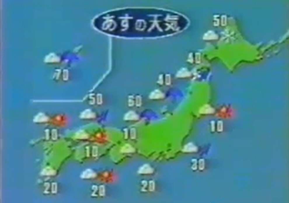 Japanese weather report