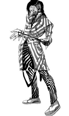 Uta's zebra print outfit