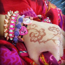 #claires #accessories #bracelets #pink #hello #kitty #purple #hand #shambala #spikes #henna #flowers #bright