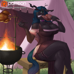 nsfwkevinsano:  September Patreon Update 1/3 Hungry Queen   &lt; |D’’’’