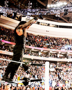 Oh look! Roman was VERY excited that he won the Rumble! =D 