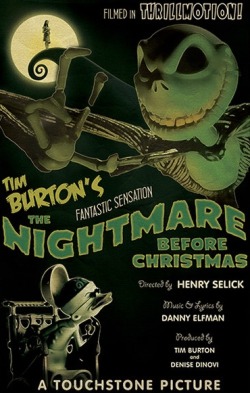 brothertedd:  The Nightmare Before Christmas Retro Movie Poster by EhronAsher 