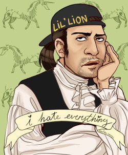 jaegervega:  As promised - a Lin-Manuel Hamilton version of this pic I’m absolutely sure Hamilton’s rap name would be “Lil’ Lion” because he already had the nickname “Little Lion’ anyway 