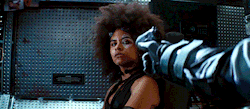 lizzie-mcguire: Isn’t that a little derivative? Zazie Beetz as Domino in Deadpool 2 (2018) 