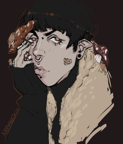 #Drawlloween Day 4: MushroomIs this the longest I’ve ever gotten through a drawing challenge ft. mazokhist’s face