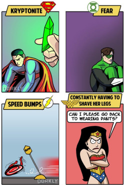 dorkly:  The 5 Greatest Weaknesses of DC Superheroes 