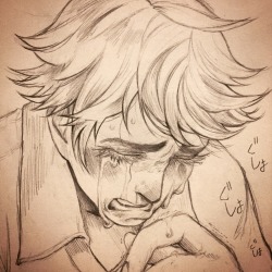 littleluxray:  Crying Oikawas because of peonyhell  //liesdown 