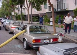 And that’s why you don’t park in front of fire hydrants