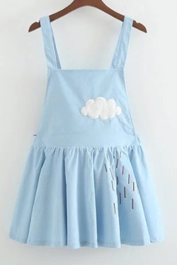 byetoyoua: Kawaii Mori Style Dresses You Can’t Miss(Big Sale)  Cloud Printed //  Cartoon Embroidered   Collar Color Block // Drawstring Waist  Bow Tie Collar  // Buttons Down  