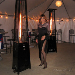 bill4756:  seleena-k:  “my skirt had a slit up to here!“  *giggle*  You are stunning!