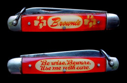 girl-farts:  generic—eric:  Vintage Girl Scouts of America ‘Brownie’ pocket knife 