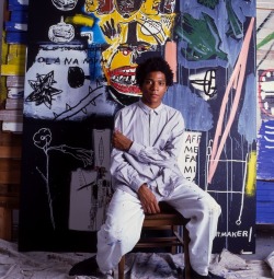 twixnmix: Jean-Michel Basquiat photographed by Brad Branson, 1984.