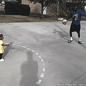 I FUCKING LOVE THIS GIF!!!! 😩😩😩💀💀💀💀💀 &ldquo;Hit her with the stage three ankle breaker&rdquo;.