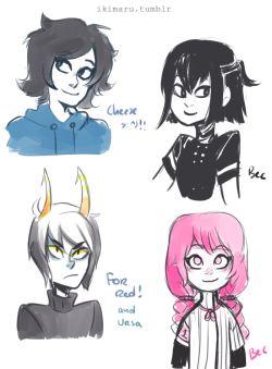  requests from today’s patreon stream! we drew ocs this time hehe(join to request stuff in streams! next one on january 15, 13:30est )
