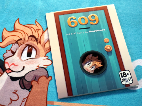 hello, anyone who is still somehow here on tumblr!!I have moved on to other websites but for anyone left: I made a book! Its a physical copy of my adult comic, “609″, and its available in my store now!www.braeburned.com/product/609-bookAlso if you’re