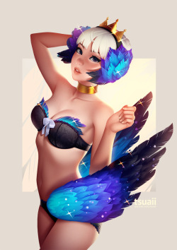 tsuaii:  A pin-up commission of Gwendolyn from Odin Sphere!— Twitter • Patreon • Gumroad