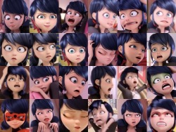 theawesomeluren:  Presenting 72 screenshots of miraculous facial expressions And to think that these are just from episodes 1-9 only 