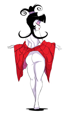 cheezyweapon:  kindahornyart:  This blog needed some Lydia booty.  herny oh my god oooh my god you are killing me 