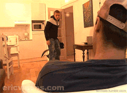 ihatecondoms:  barebackcumfuck:   sockjock: Gif set of the century. Jizzed all over my laptop.  i wish i had a roommate like this. i like when guys expect me to serve them, no questions asked