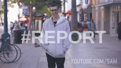 missxdelaney:  gracehelbl0g:  This is Sam Pepper. If you don’t know who he is, Sam is a successful YouTube prankster with over 2 million subscribers. He recently uploaded a video titled “Fake Hand Ass Pink Prank&ldquo; where he pinched unsuspecting