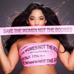 down2chill:  loki-has-a-tardis:   This is honestly the best poster I have found in a while supporting breast cancer awareness. I am honestly so sick of seeing, “set the tatas free” and “save the boobies”. There is no reason in hell a life threatening,